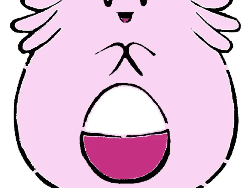 Chansey 4-Schicht-Schablone