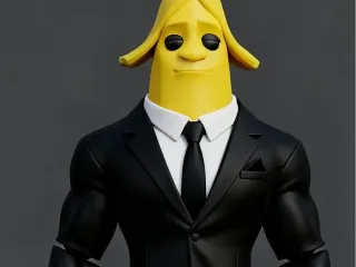 Sr. Articulated Black Banana