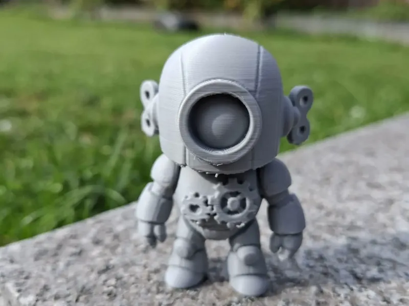 Wind-Up Diver Robot – Retro Steampunk Style
