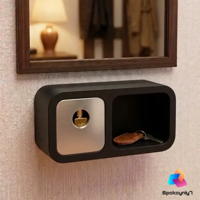 Wandplank voor de hal "Capsule Shelf"