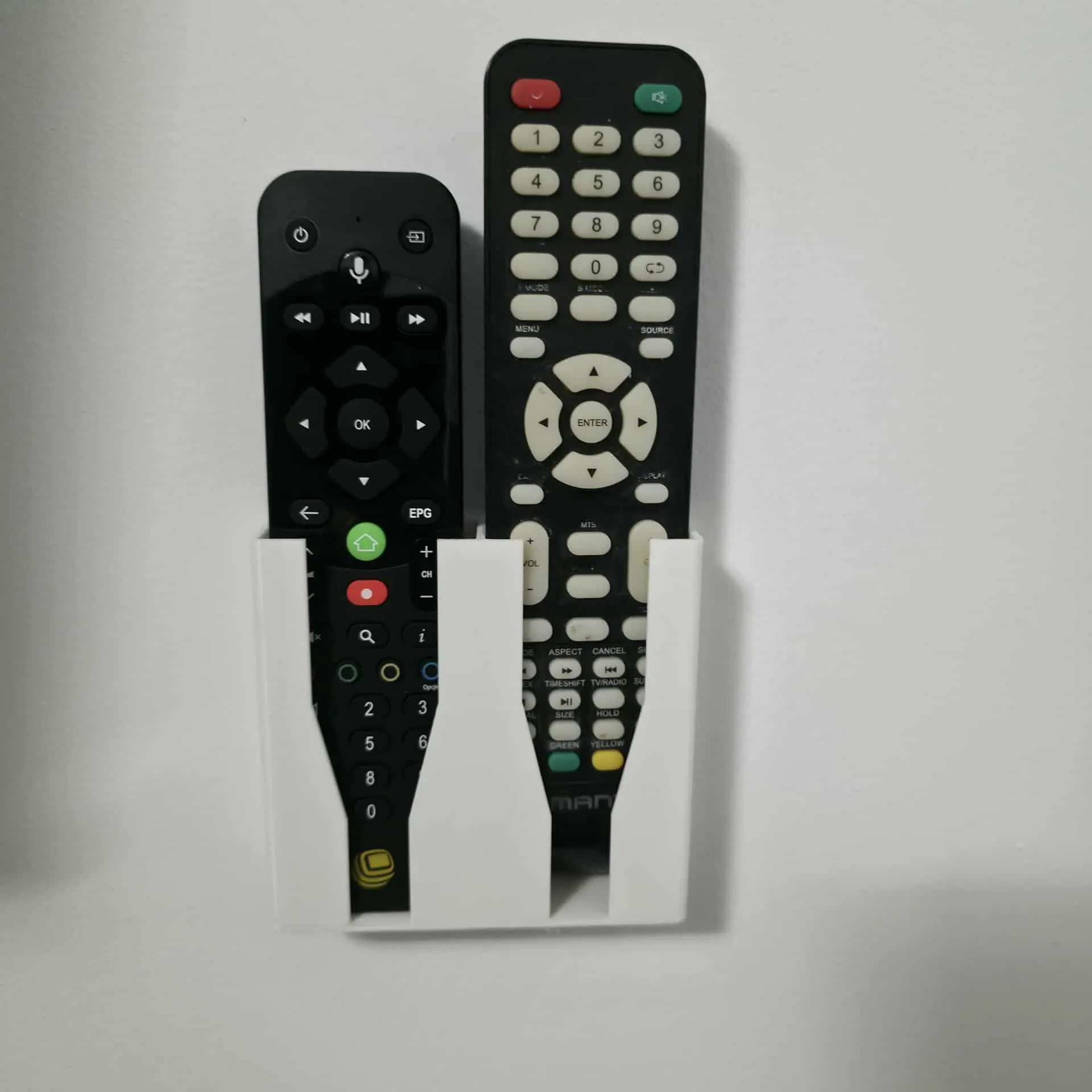 Archivos de impresora 3D | Archivo 3MF | double remote control holder ...