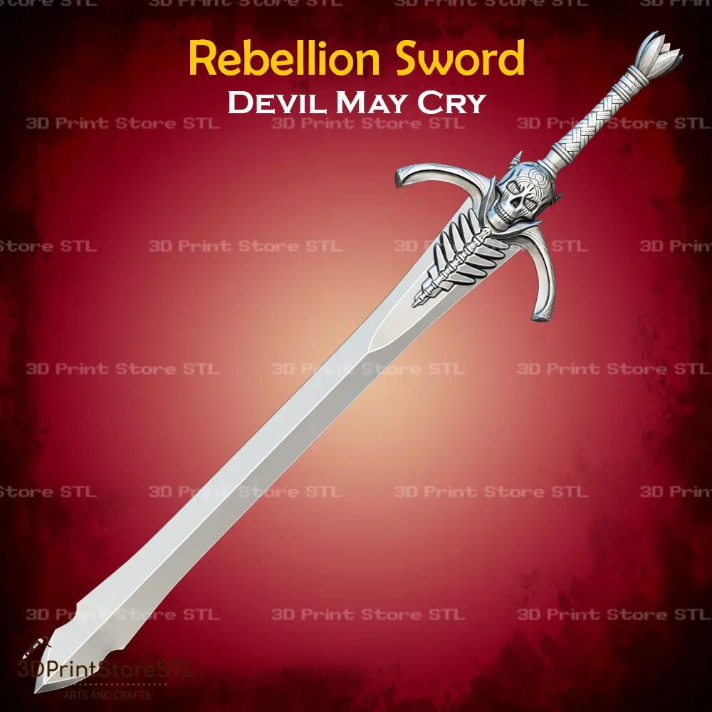 Rebellion Sword Cosplay Devil May Cry - STL Dosyası