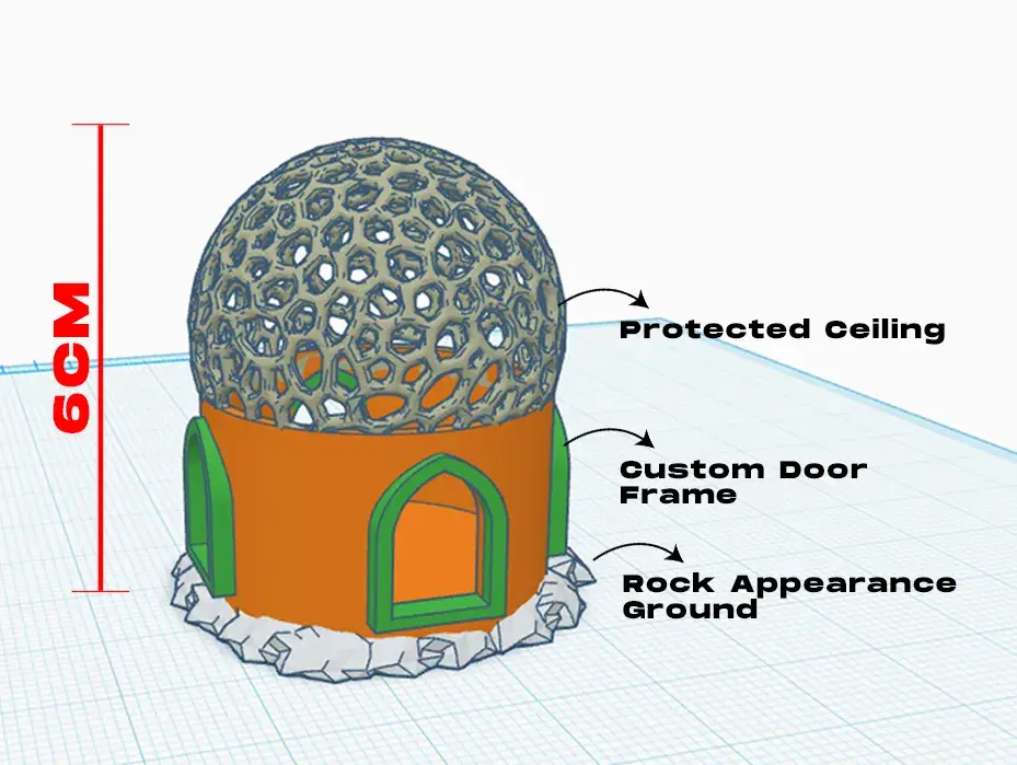 fish and shrimp house for aquarium