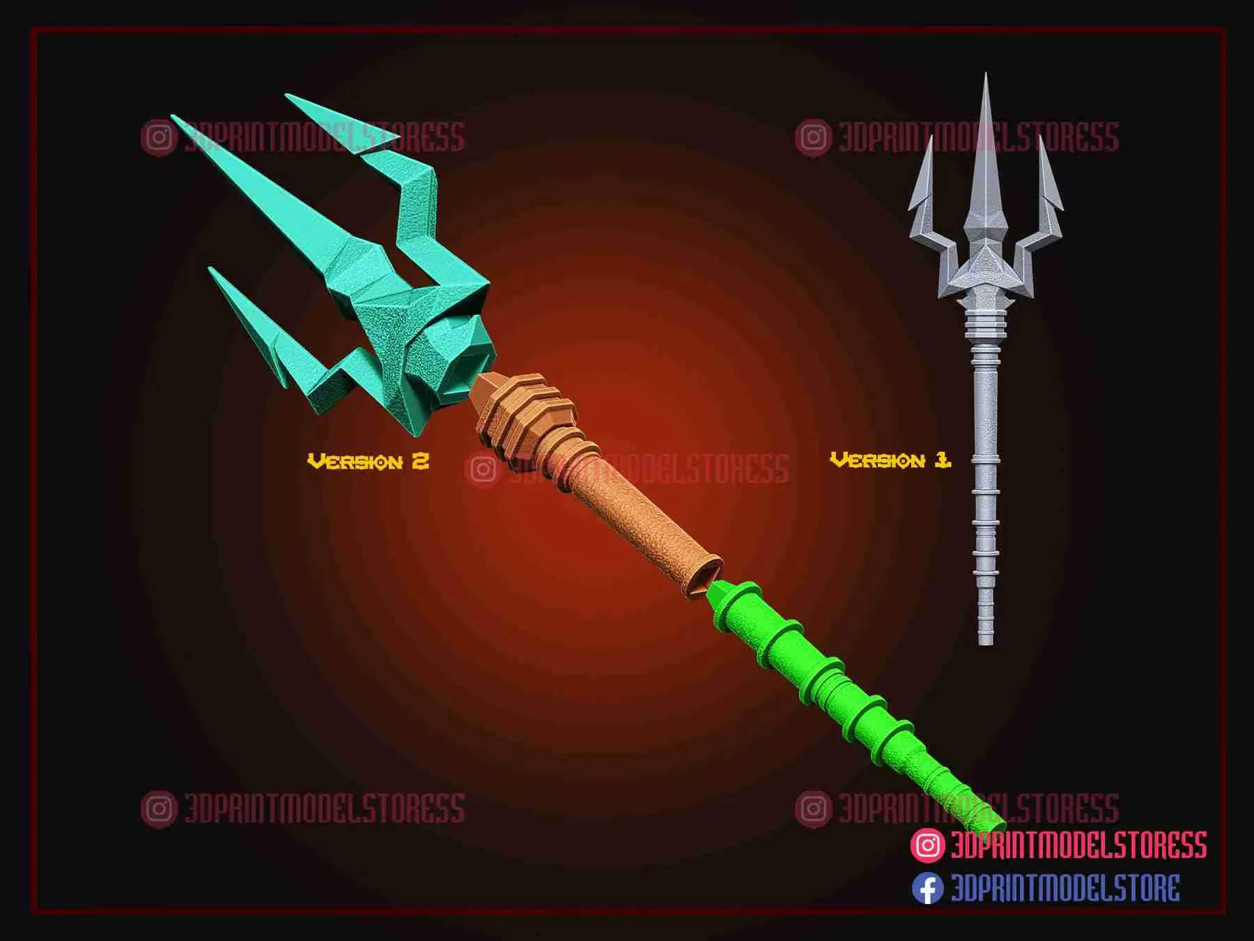Black Trident - Black Manta Weapons - Aquaman Kingdom