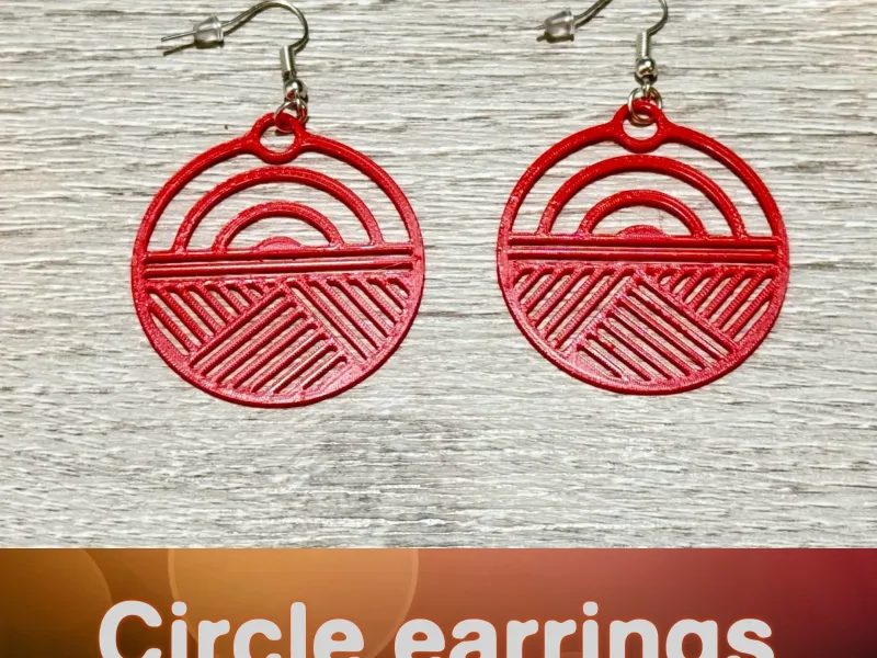 Circle earrings