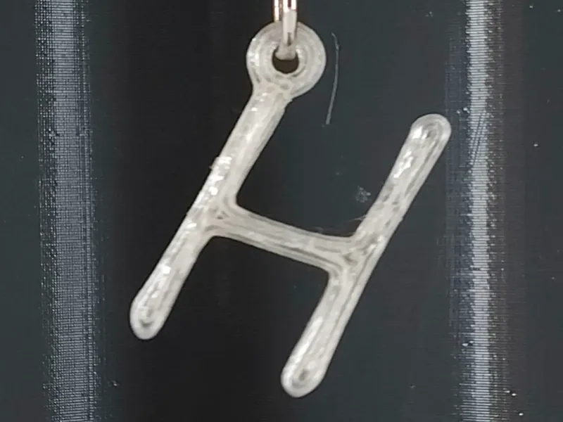 H keychain