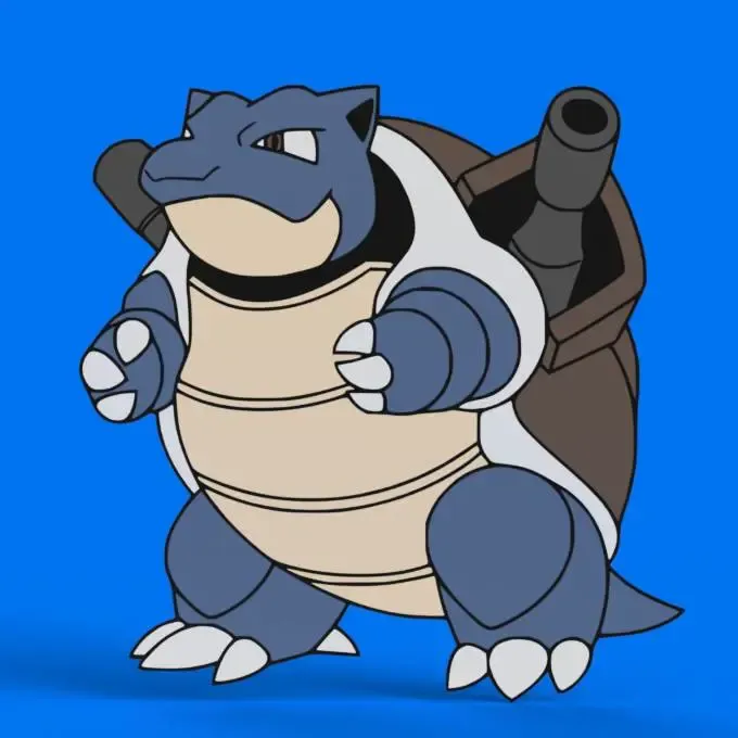 Blastoise Wall Art