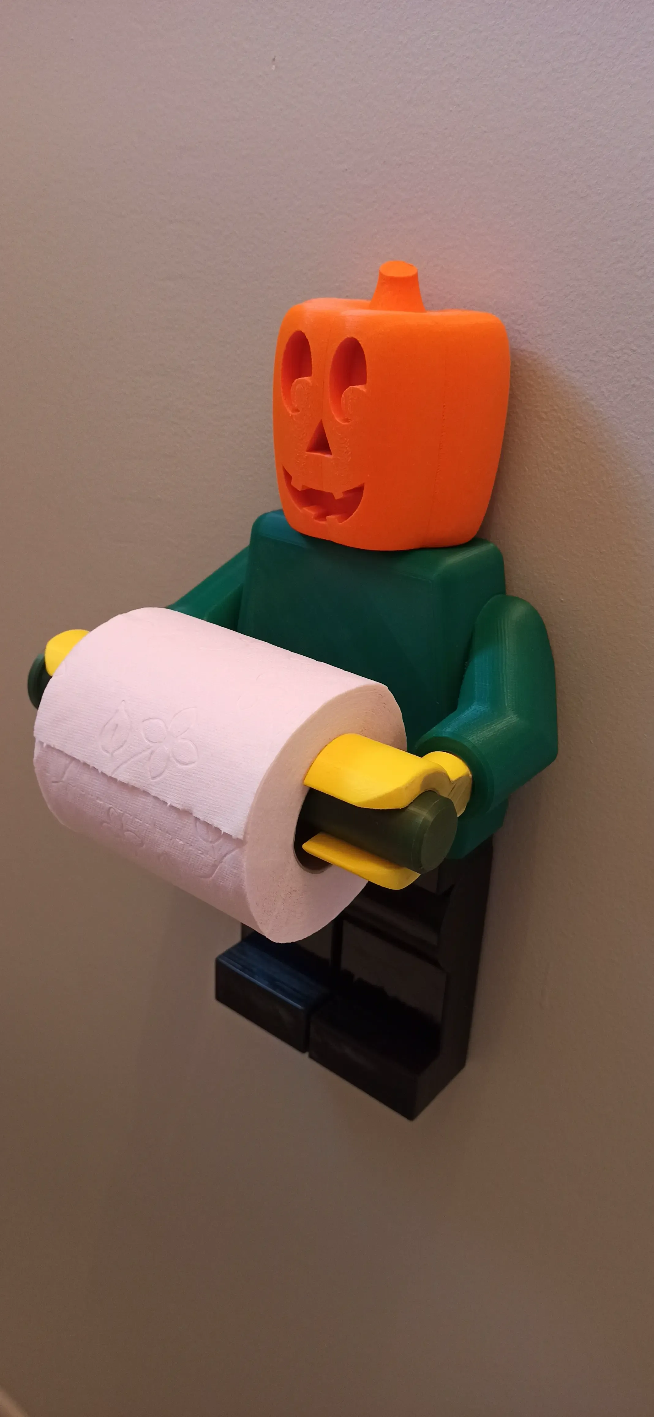 tête lego halloween for toilet holder 