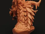 Ancient Dragon Head Bust | Mythical Beast Statue | Fantasy-3