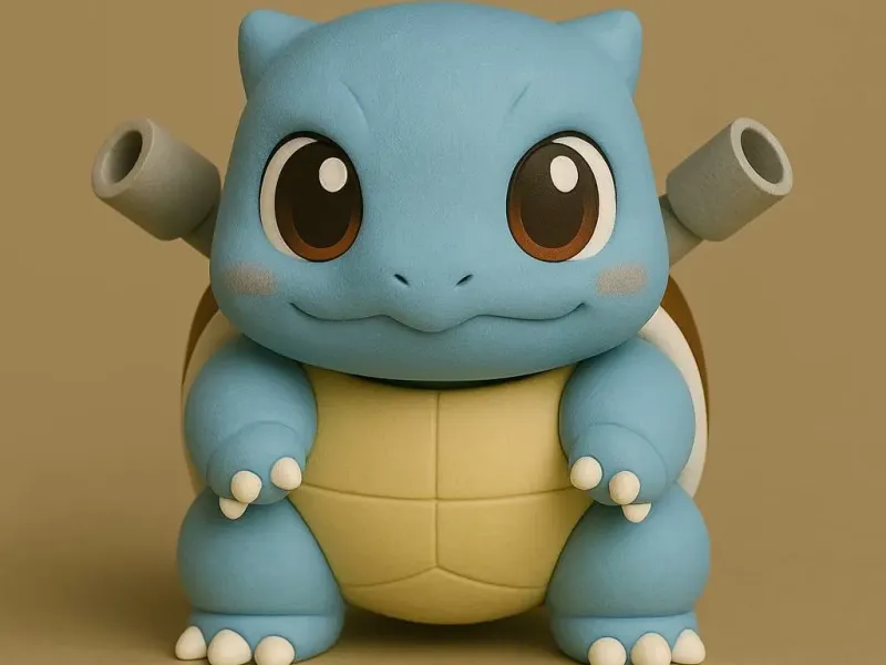 Blastoise pokemon chibi