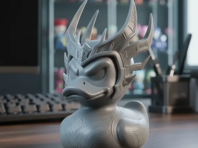 Rubberen Eend - Hela - Godin van de Dood van Asgard - 3D-print