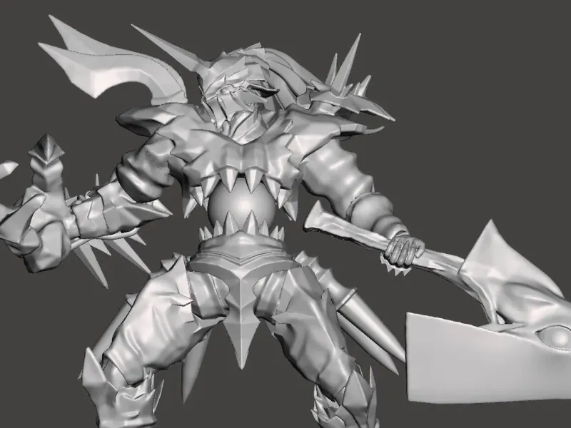 NIGHTMARE - SOUL CALIBUR Articulated with 2 Soul Edge Swords
