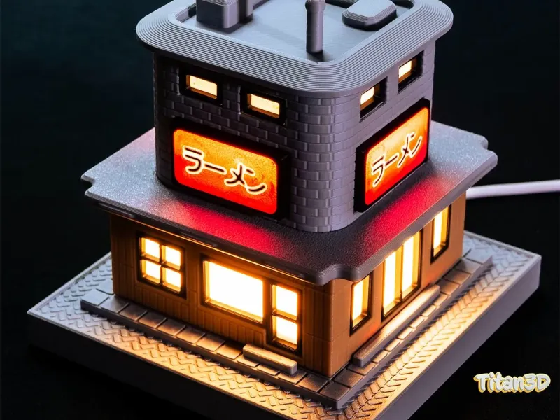 Tokyo Ramen Bar – Mini Diorama Lamp