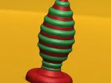 Small Anal with rings plug madness H60mm-0