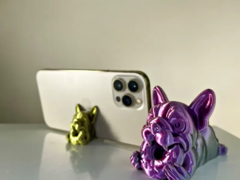 SUPORTE E MINIATURA DE FRENCHIE PHINE