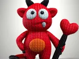 Knitted Cute love Devil-1