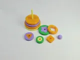 Early Education Rainbow Tower Stacking Toy-3