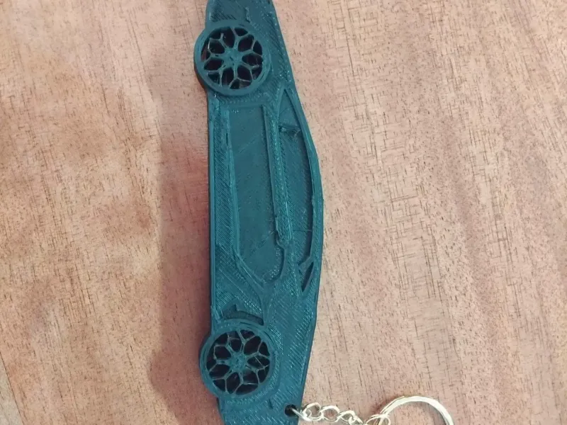 Lamborghini Aventador 2d keychain- Print in place, easyprint