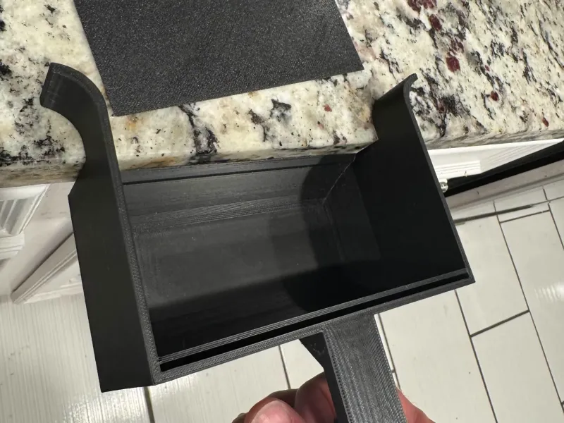 Poubelle de comptoir avec raclette