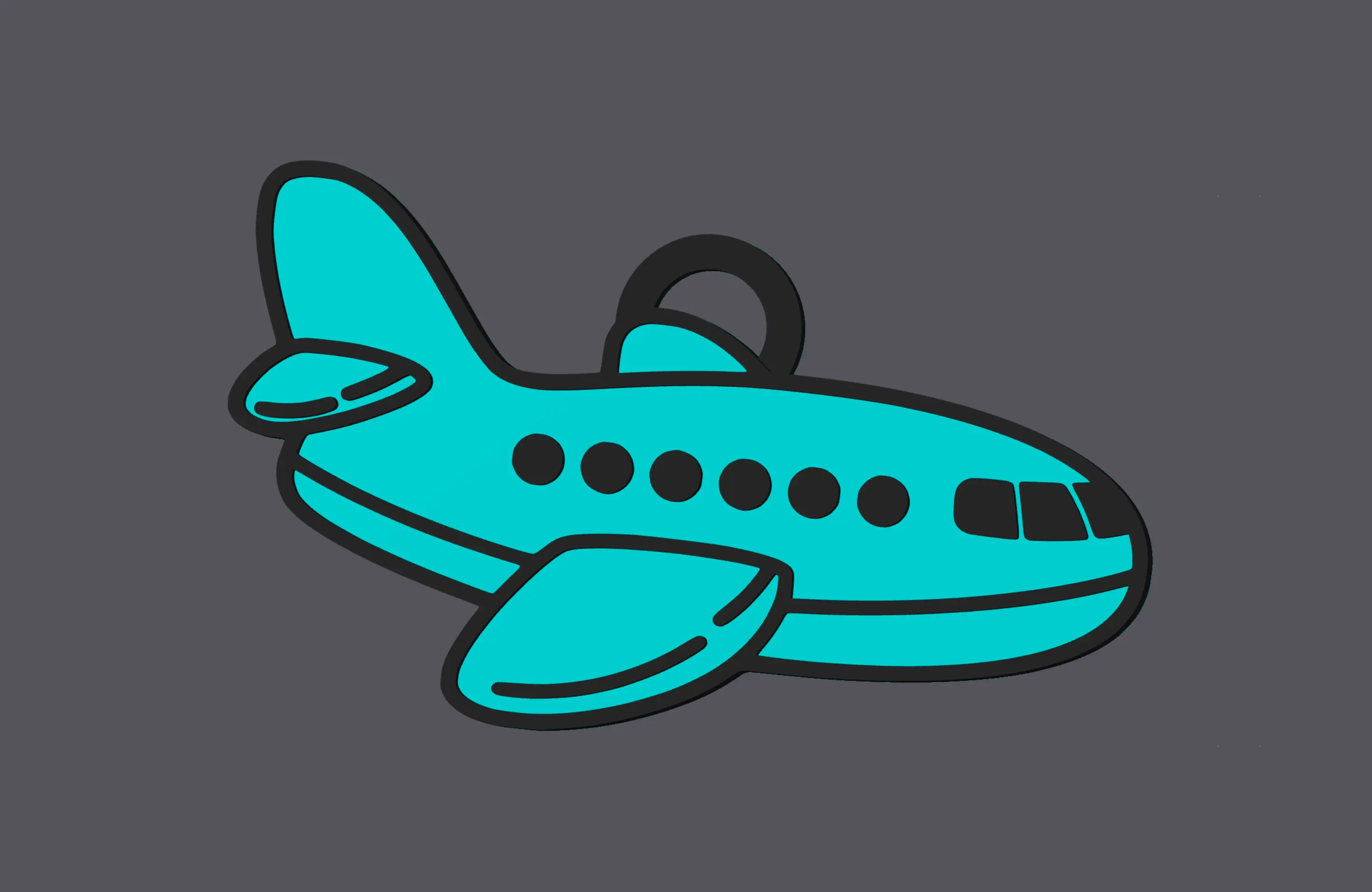 Airplane 5 - Earring & Pendant