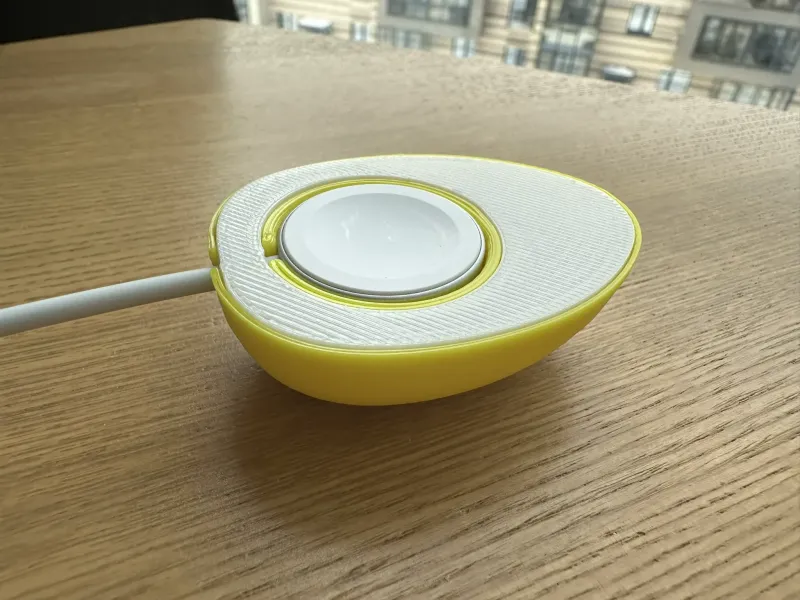 Yumurta Apple Watch şarj cihazı tutucusu