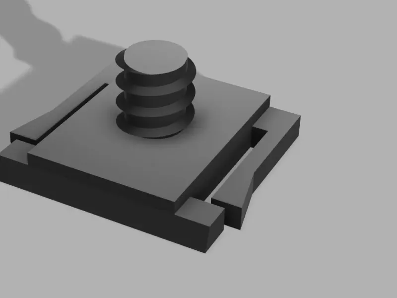 Hotshoe avec adaptateur 1/4" unc