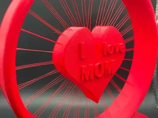 In the middle of the Heart (String Art)