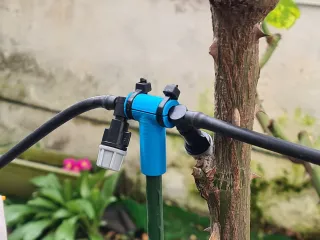 Support for a water diffusion system