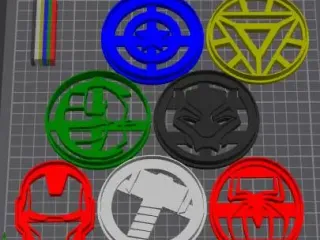 cortante Marvel  Cookie Cutter Set –Printable STL for Baking