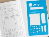 Geometric Template Ruler – Professional Marking Stencil-2