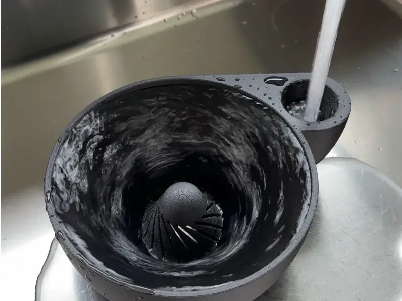 Tigela em espiral - Limpador de frutas e legumes