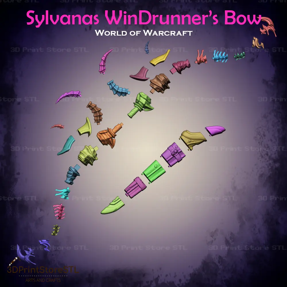 Sylvanas WinDrunner Arco Cosplay World Of Warcraft - STL File