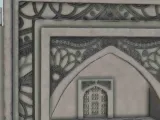 Taj Mahal Indian Mausoleum with minarets - miniatures warham-6