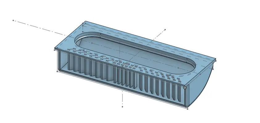 Morris Minor Heater vent Mk2.
