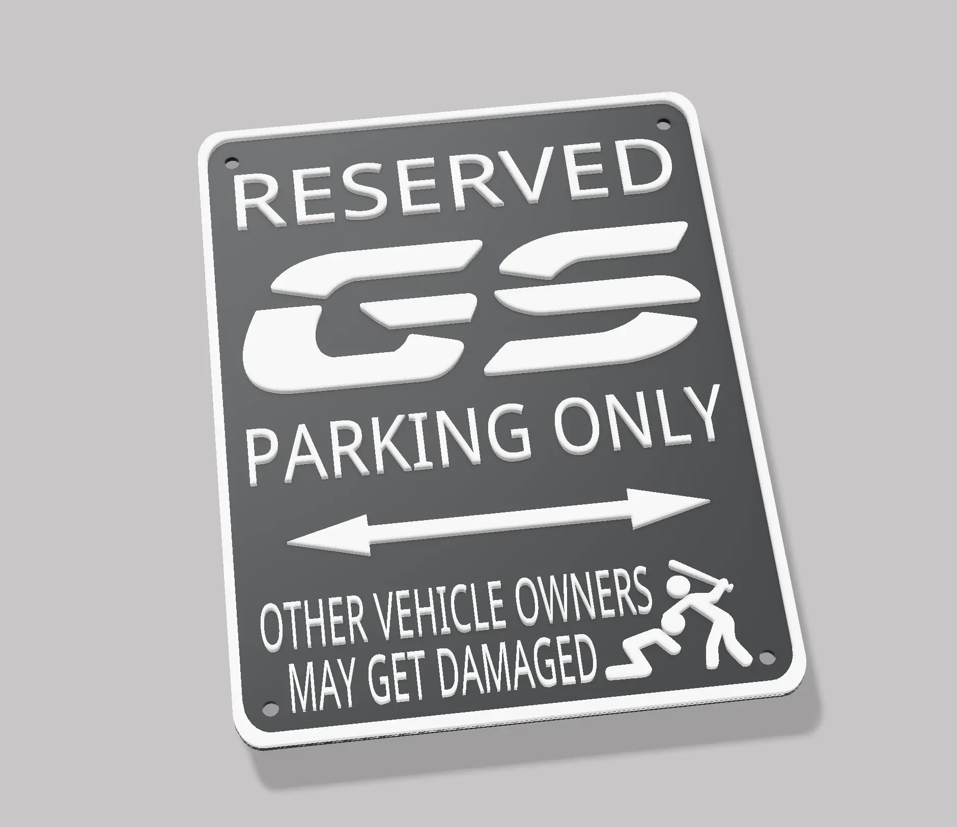 BMW GS R1250GS R1200G GSA R 1250 GS F850GS Motorrad Fun Sign