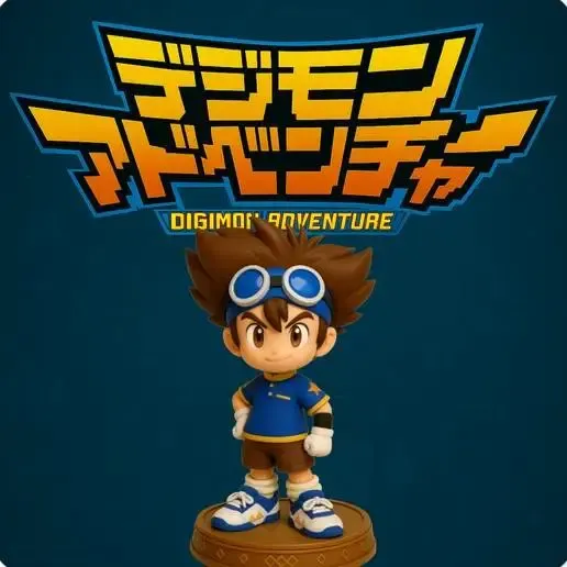 Tai Kamiya Digimon Adventure Chibi