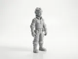 Mechanic Worker Figurine Industrial 3D Printable-2