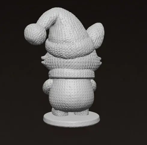 Christmas Knitted series Singing Cat