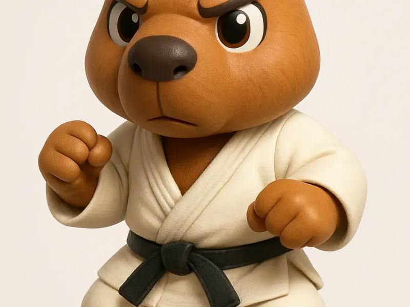 capivara judo/ coleção esportes / capybara