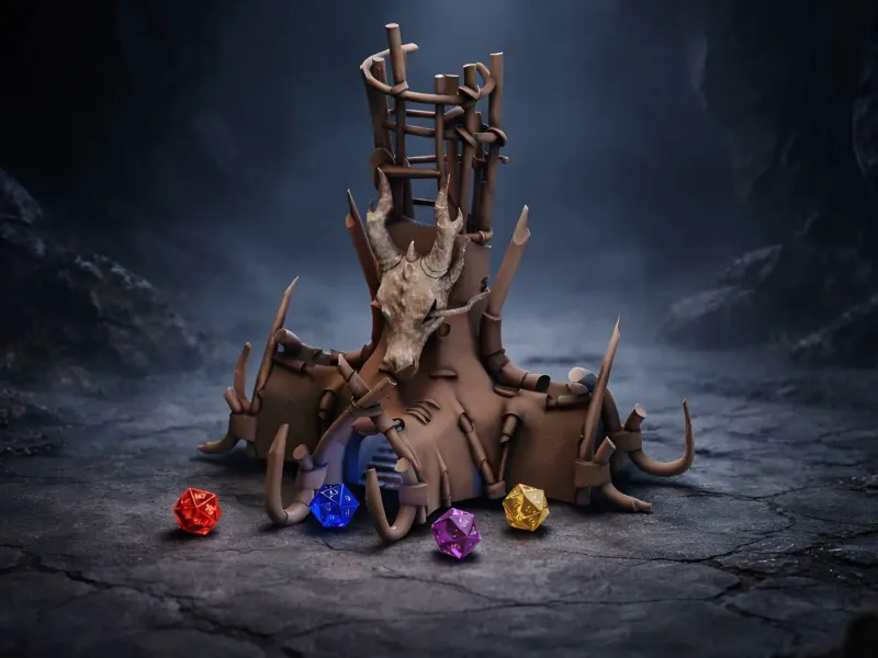 Orc Hut Dice Tower
