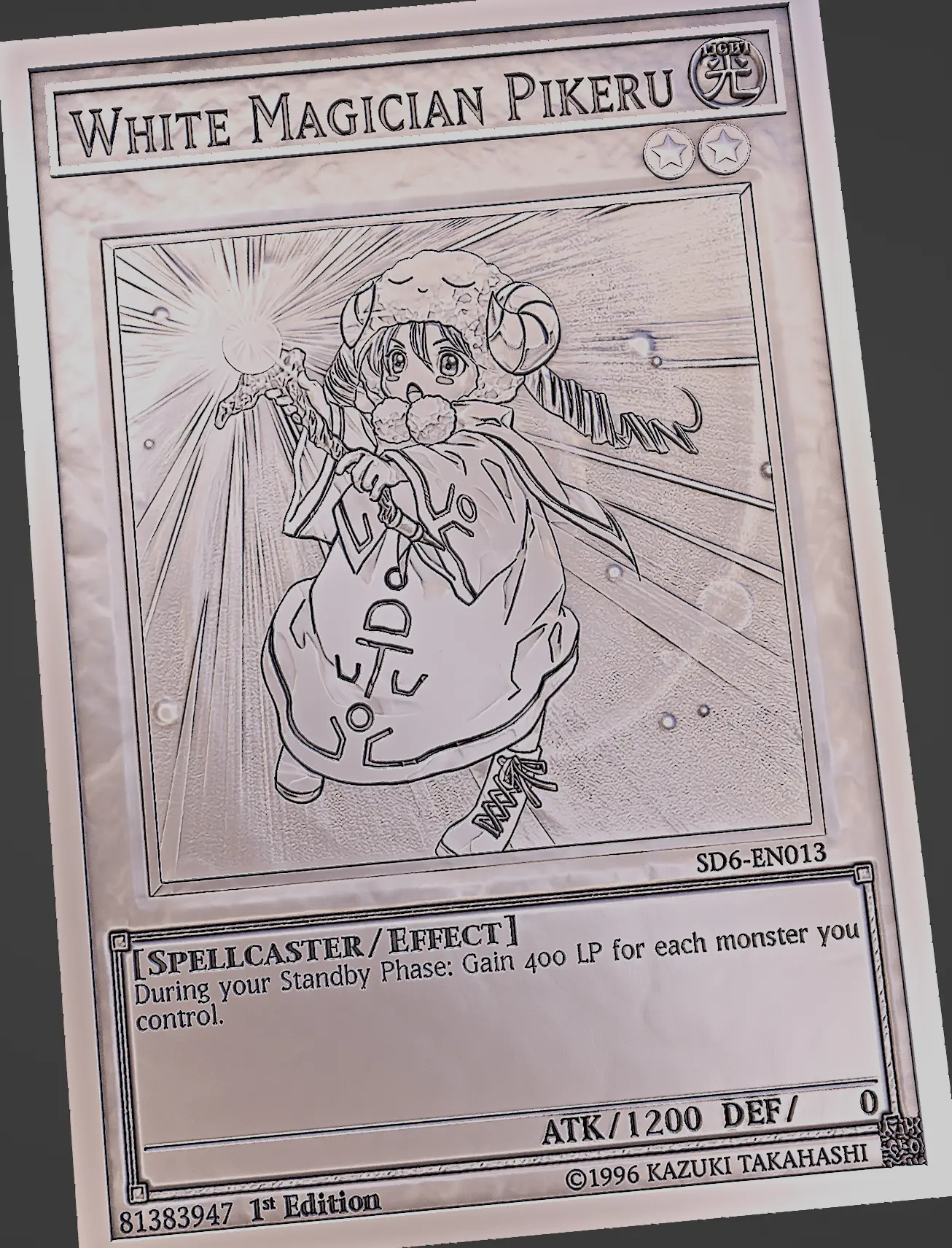 white magician pikeru - yugioh