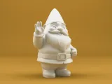 Cute Waving Garden Gnome – Friendly 3D Printable Gnome Figur-4