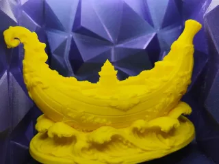 The Golden Curvature  - Baroque Vessel of Blessed Absurdity