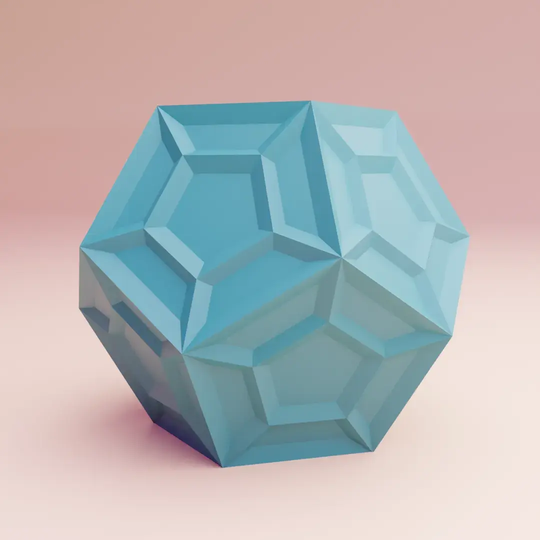 cool dodecahedron pencil holder idea