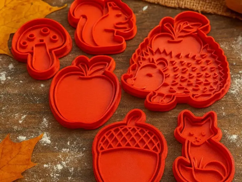 Whispers of Autumn – 3D Cookie Cutter Collection