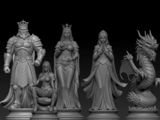 Anime Chess Set
