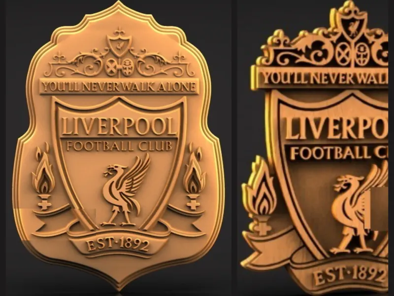Liverpool Football Club Logo 2 models