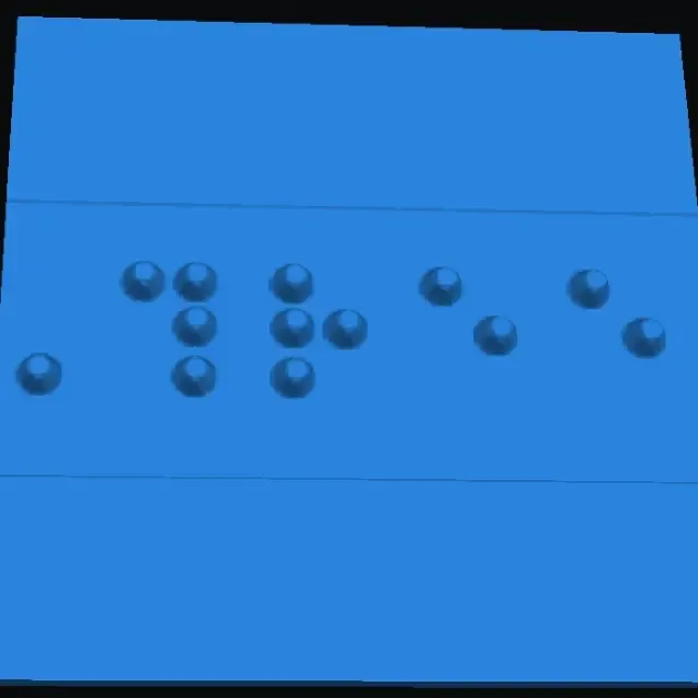 THREE (Braille Code 2) for Game participants