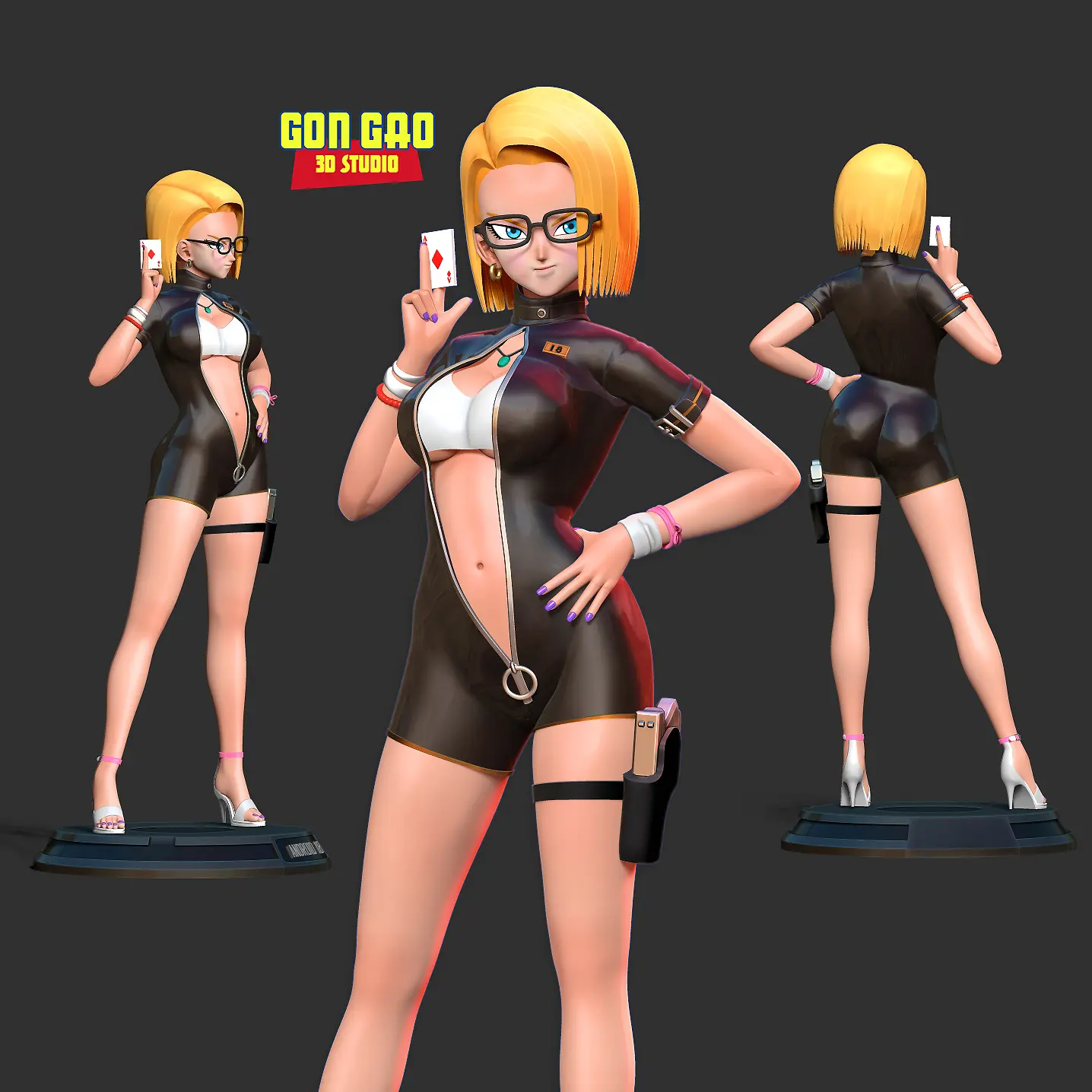 Android 18 - Poker girl