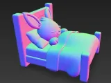 pokemon eevee bed time-2